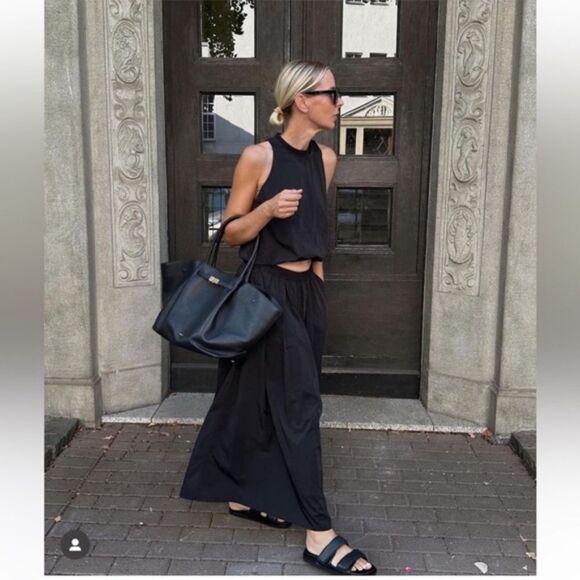 NWT ZARA BLACK VOLUMINOUS SKIRT - Picture 7 of 14